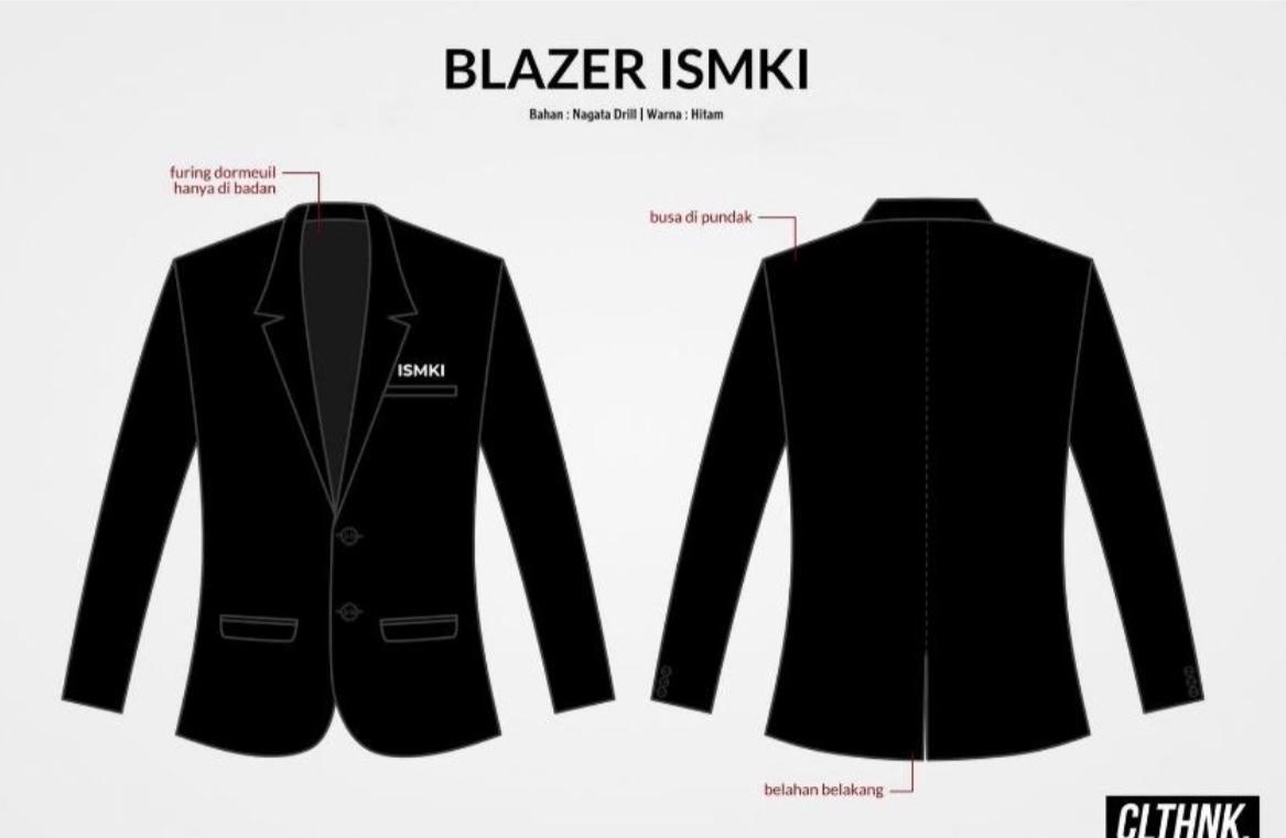 JAS BLAZER ISMKI WILDU UNTUK Executive Treasurer, Executive Secretary dan Sekretaris Wilayah